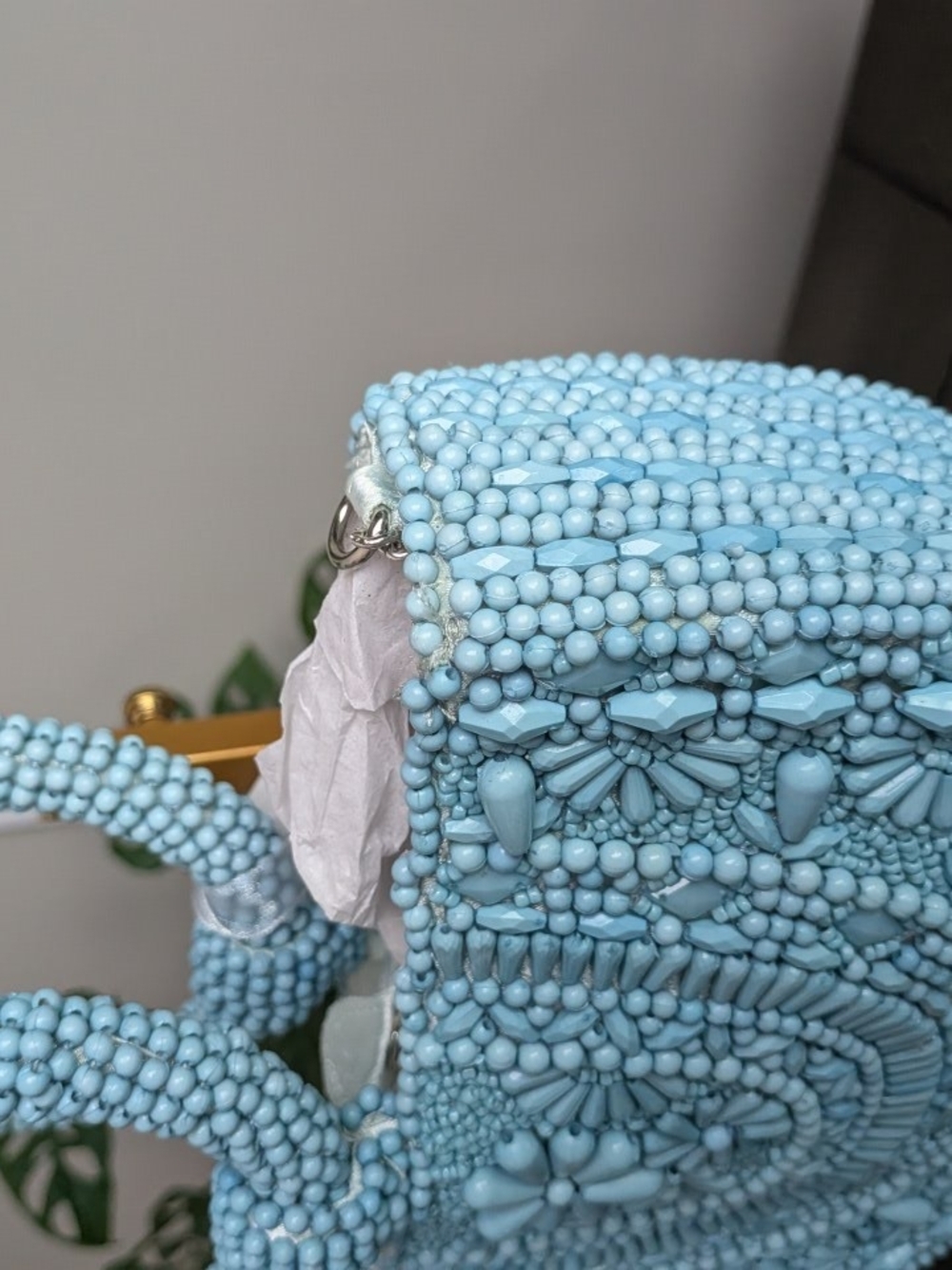 Made In India Beaded Bag - Picture 2 of 3